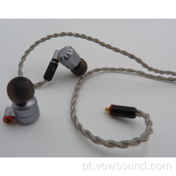 Fones de ouvido / fones de ouvido de alta resolução com entrada Gold de 3,5 mm